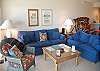 Living room with sofa bed