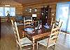 Dining area and living room