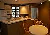Dining room and kitchen