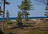 Beach path to Lake Michigan