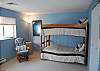 4th bedroom with one set of twin bunk beds on the second floor