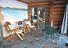 Sunroom off of the master bedroom and dining area