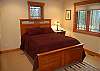2nd bedroom with queen bed on the second floor