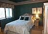 2nd bedroom with queen bed on the main floor