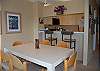 Dining room and kitchen
