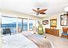 This master bedroom has a comfy king size bed and sliding glass doors to your own private lanai.