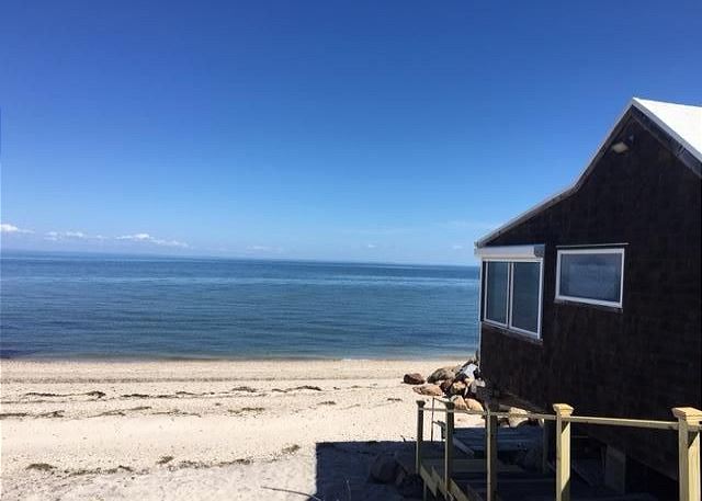 Right on the beach!
