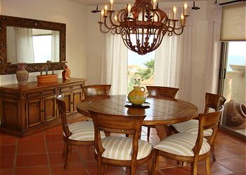 Enjoy a meal in the condo's comfortable dining room.