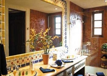 Spacious bathrooms adjacent to each suite.