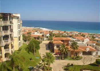 Take in the spectacular view from the terrace.
