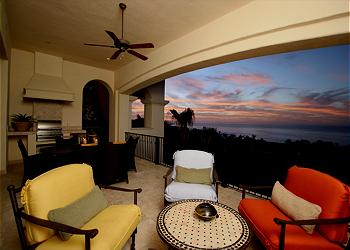 Watch the stars come out on the condo's terrace.