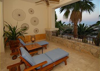Take in the ocean view on the condo's terrace.