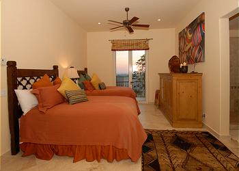 The third bedroom, with terrace.