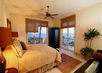 The villa's second suite with two balconies.