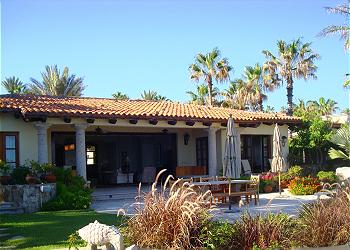 Garden and patio