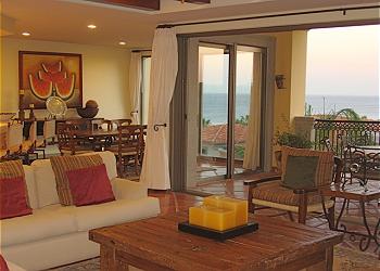 Open the pocket doors and let the sea breeze into your condo.
