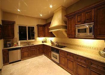 Villa Pamela's fully equipped kitchen.