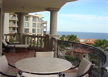 Enjoy the view from the condo's spacious terrace.