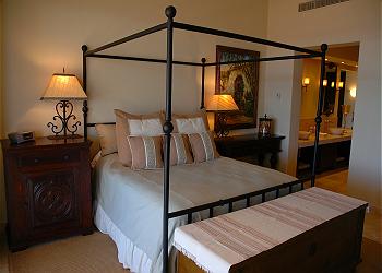 The master suite with Jacuzzi and dressing room.
