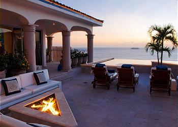 Fire Pit & Terrace View