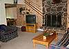 With real fireplace