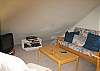 Futon and cable TV