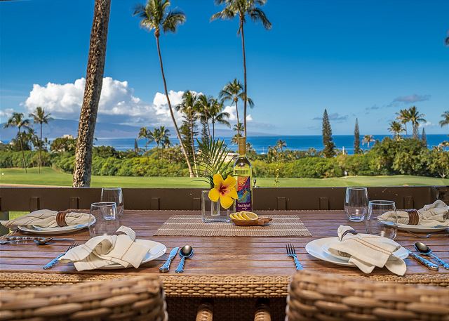 have dinner or breakfast on your private lanai. Seating for 6