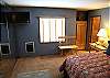 Master bedroom has brand new flat screen TV.