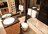 Granite countertops and shower, recently upgraded.