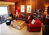 Large and light, vaulted ceilings, outdoor balcony, TV/DVD/VCR.