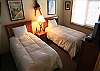 Comfortable Twin beds in the second bedroom.