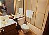 Attached master bathroom.