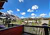 Breathtaking, expansive views of Mammoth Mountain from the back deck