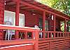 Enjoy amazing views of Flathead Lake from this porch!
