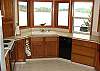 Pass through window to the Deck to the right.