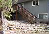 Look both ways for deer when exiting the stairs