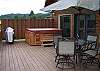 Front Deck facing Flathead Lake