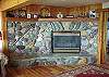 Main Floor River Rock Hearth