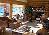 Yes there is a TV in that Living room area.