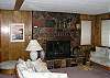 Living room with fire place