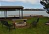 Fire Pit - New Covered Boat Slip - New Dock