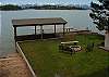 Fire Pit - New Covered Boat Slip - New Dock
