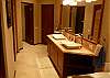 The Master Bathrooms has a separate toilet.