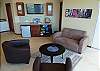 The second living area is perfect for conversations, relax or enjoy a drink.