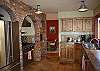 High end appliances in the kitchen