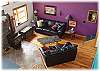 The inviting living room