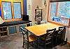 Great window seat and dining for five