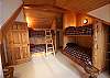 Fun bunk room with four beds