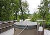 A hot tub to soak under the stars