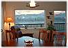 Have your meals with views out over the river!